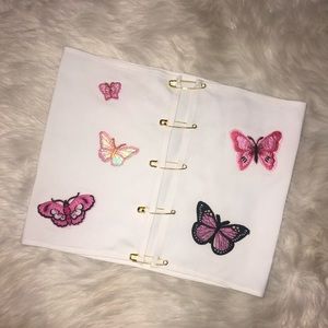 Butterfly tube top